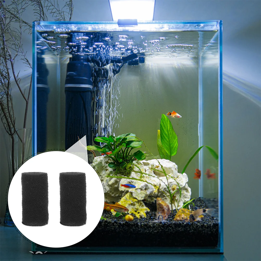 

10Pcs Fish Tank Filter Sponge Intake Cover Pump Filter Protection for Aquarium Pond Water System Canister Filters for Aquarium