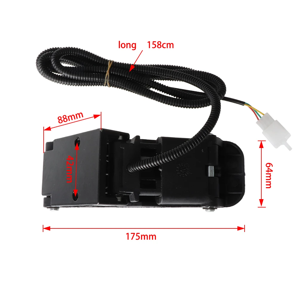Industrial Grade Speed ​​Pedals Vehicle Accelerator Throttle Speed ​​Control Brake Foot Pedal used for go kart electric tricycle