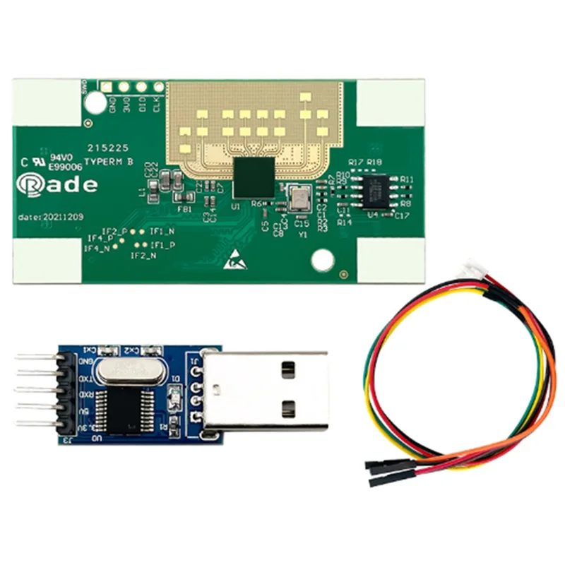 【IN magazzino】 Modulo sensore radar Mmwave 60G 4T3R HLK-LD6001 Rilevamento tracciamento traiettoria di conteggio umano