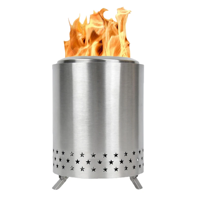 

Ur-Health Отдельностоящий нагреватель для костра для выжигания древесины Открытый садовый ковальник