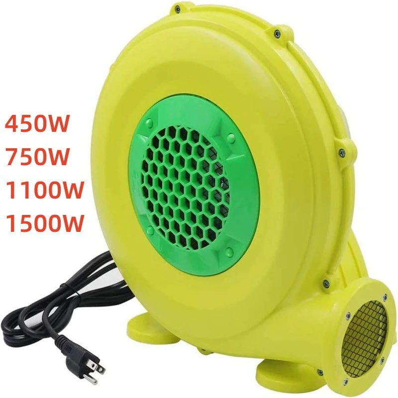 Portable Bounce Air Blower 450-1500w  House Pump Fan Commercial Inflatable Bouncer Air Blower For Castle Slides