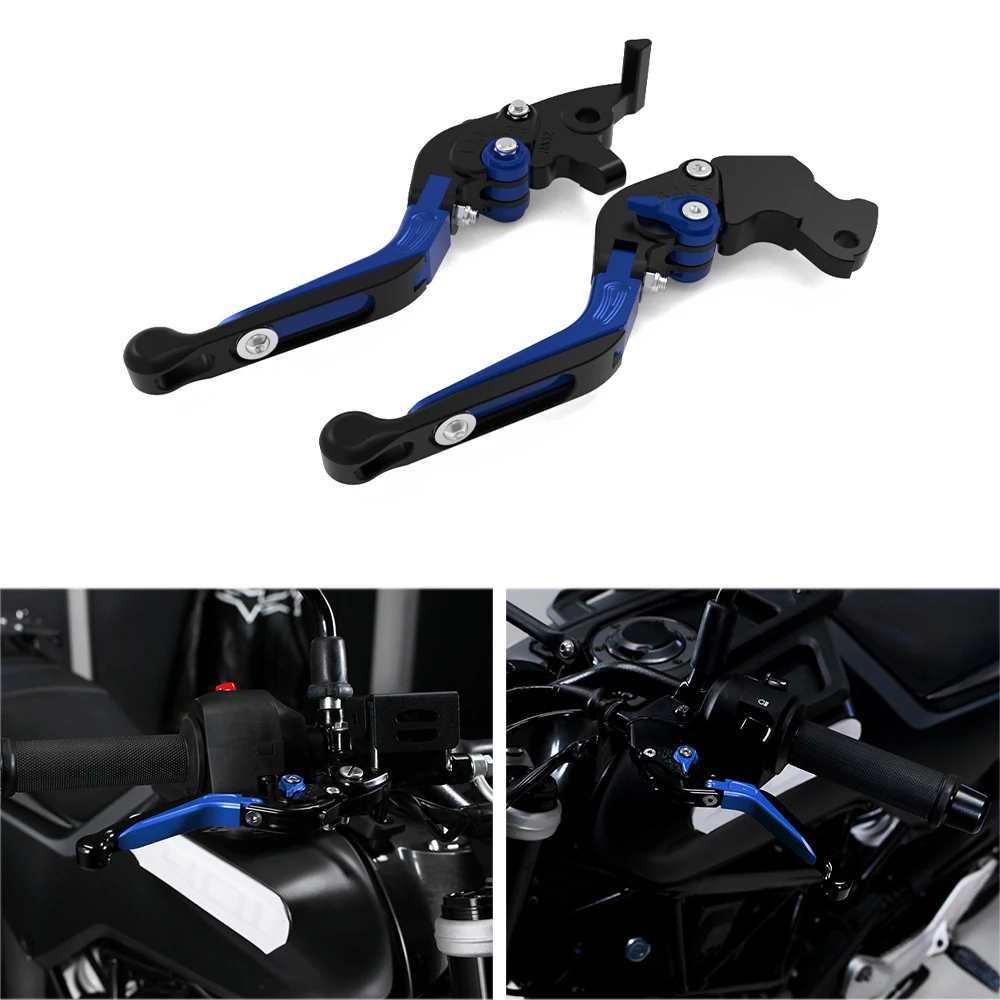 For Kawasaki KL650 Tengai 1989-1991 KLR650 1987-2007 KLR250 KLR600 Motorcycle Brake Clutch Levers Adjustable Foldable Extendable