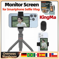 Kingma Smartphone Vlog Selfie Monitor Screen Magnetic Phone Rear Camera For Vlog Selfie Live Stream Android Iphone Custom Gifts