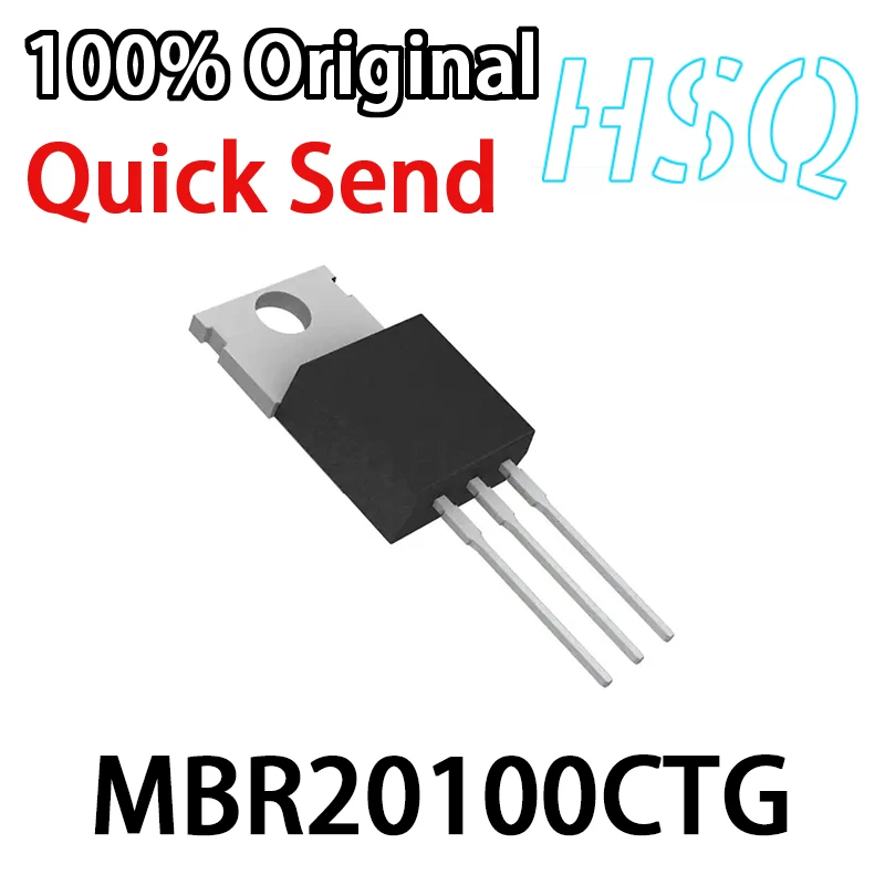 

5PCS MBR20100CTG B20100G Schottky Rectifier Diode 20A 100V TO-220