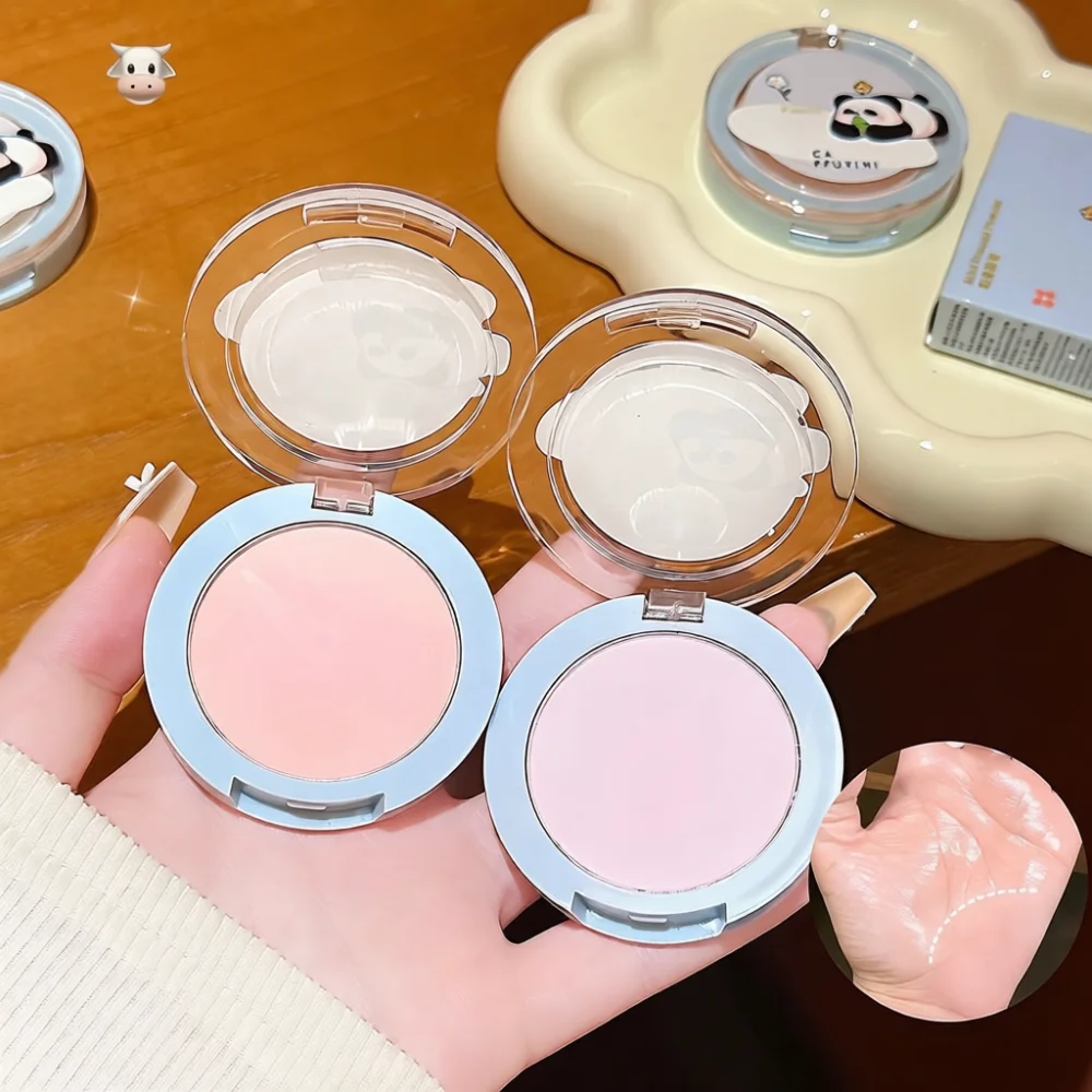 Cappuvini Pressed Powder Matte Oil Control Setting Face Makeup Portable Compact Foundation Lightweight Uniform Finish