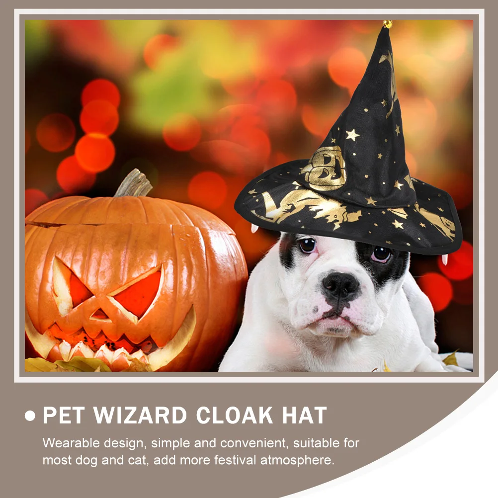 

Cloak Hat Set Clothing Decoration Cosplay for Cats Hats Halloween Costume Outfit Dog Cape