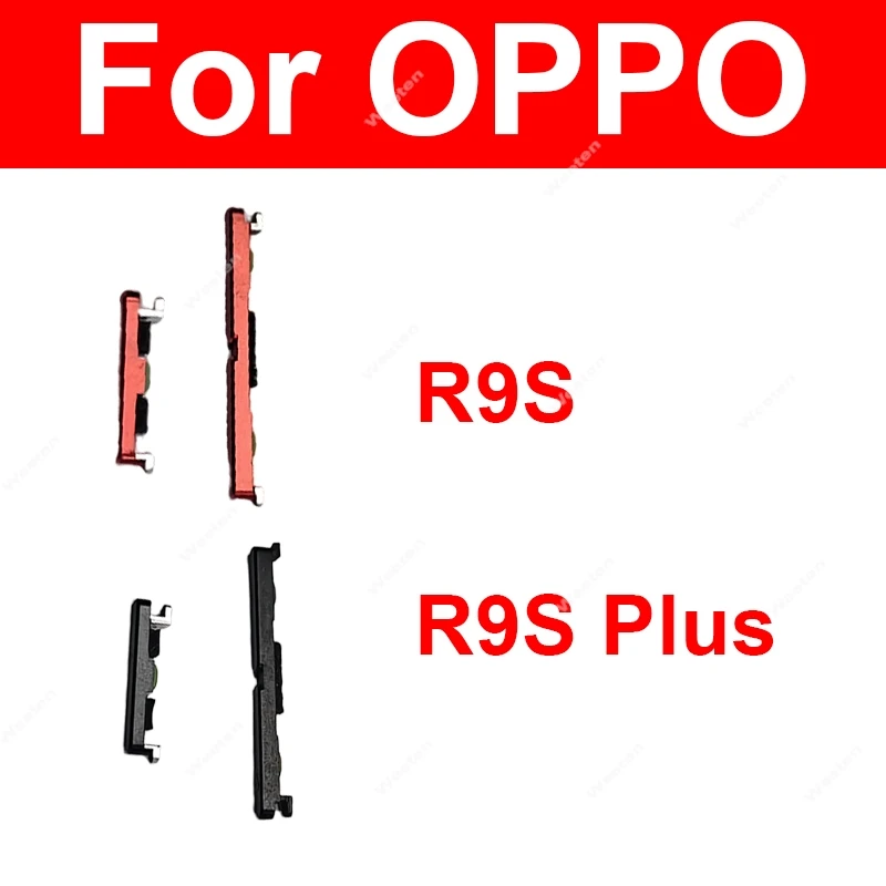 Power Volume Button For OPPO R9S R9S Plus ON OFF Power Volume Up Down Button Side Keys Flex Cable Replacement Parts