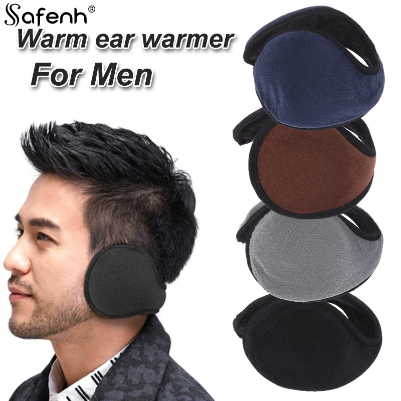 Soft Windproof Earmuffs Men Women\'s Ear Warm Protector Thicken Plush Winter Warm Fleece Earmuff Outdoor Cycling Warmer Ear Muffs