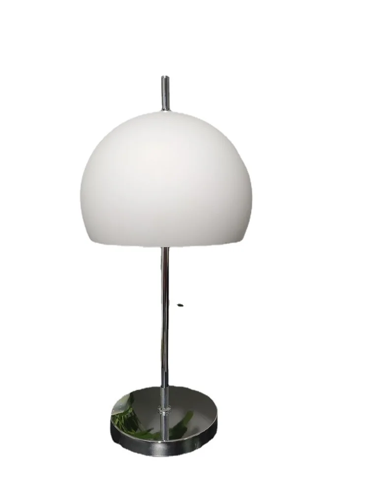 

Nordic living room glass table lamp medium ancient style, bed and breakfast bedroom bedside study eye protection and energy