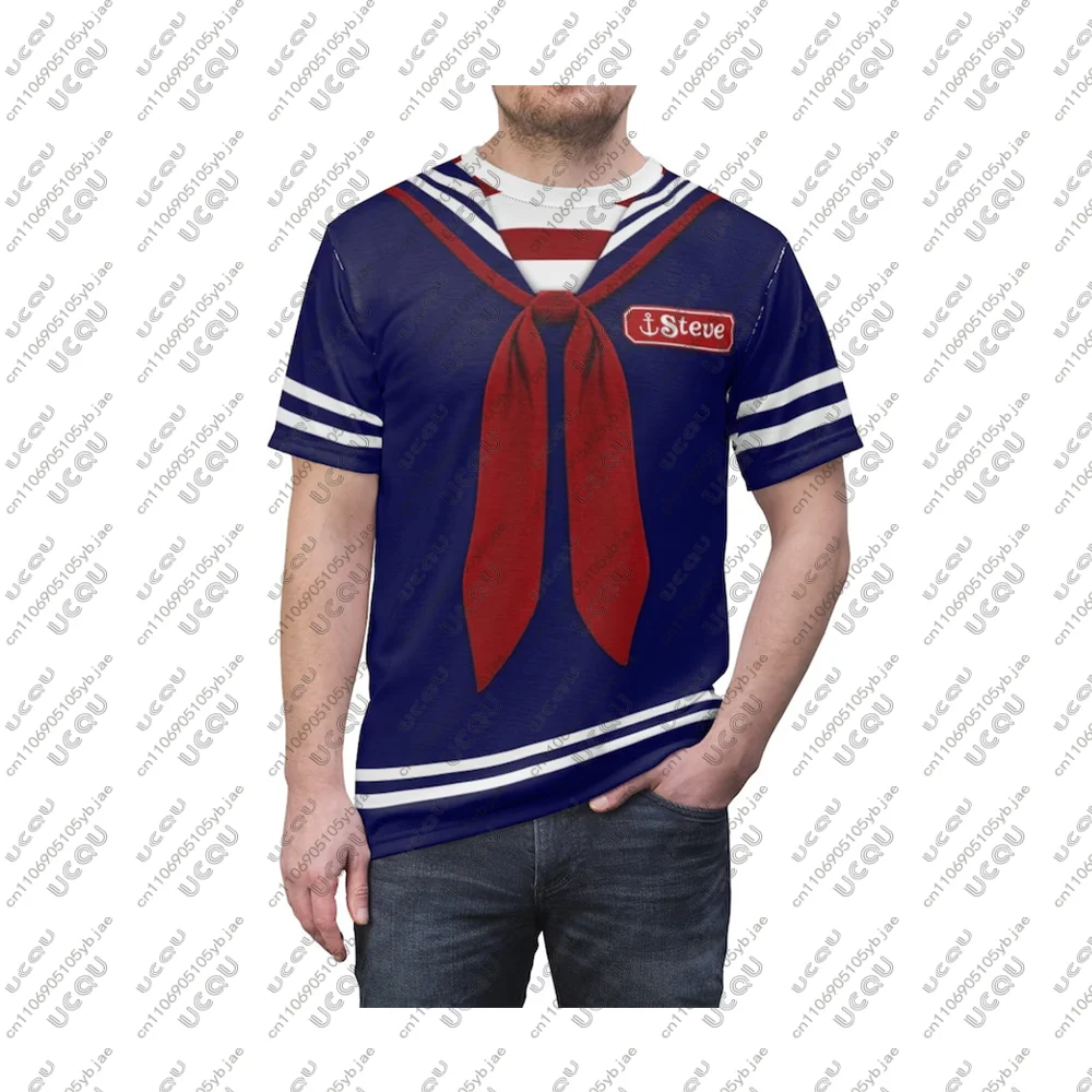 Men Harrington Unissex Gráfica Camiseta 80s TV Show Retro Vintage Roupas Gift Top T Shirt Tee Scoops Ahoy Inspired Tee Cosplay