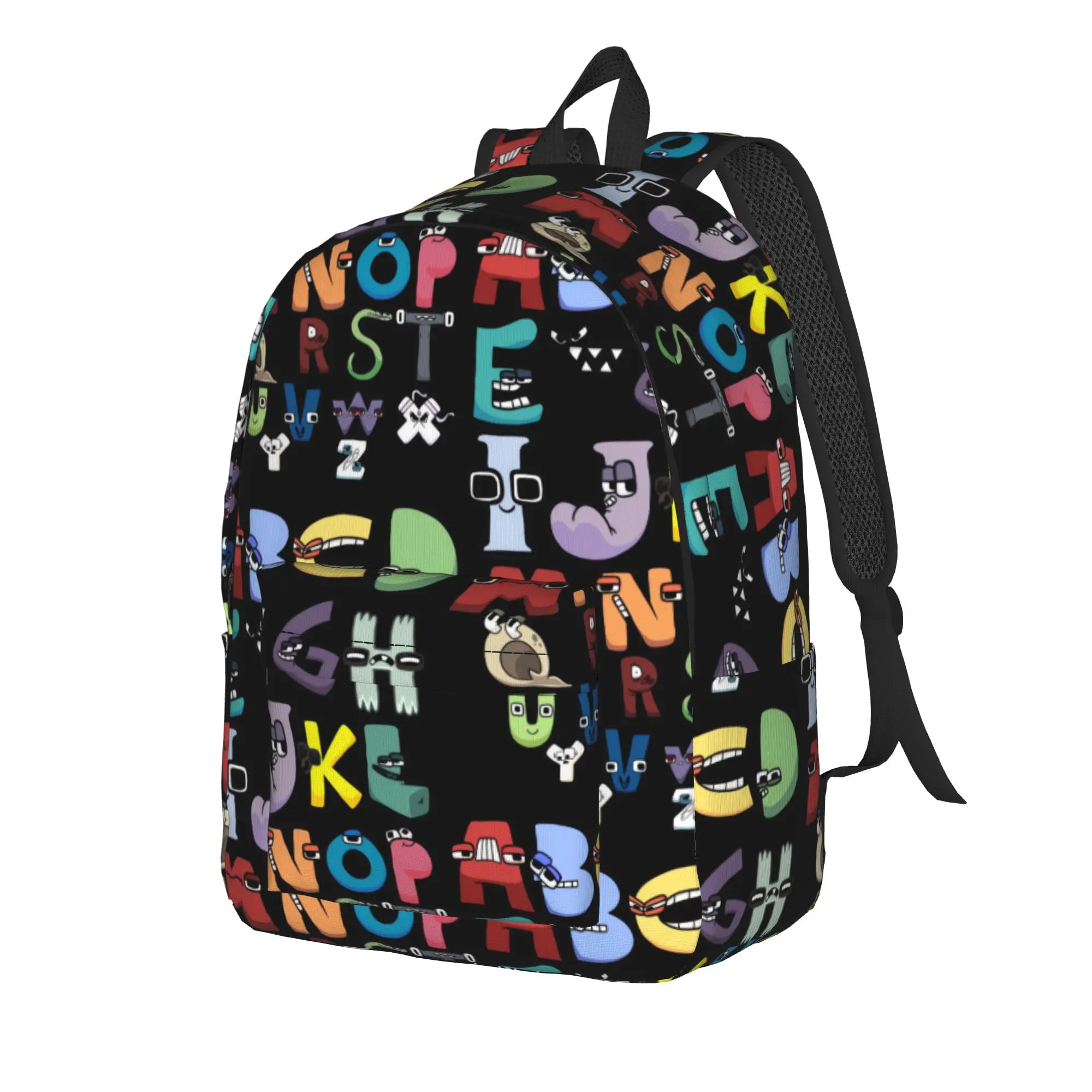 Popular Alphabets Lores Backpack  Sport Backpacks Unisex Design Durable High School Bags Casual Rucksack