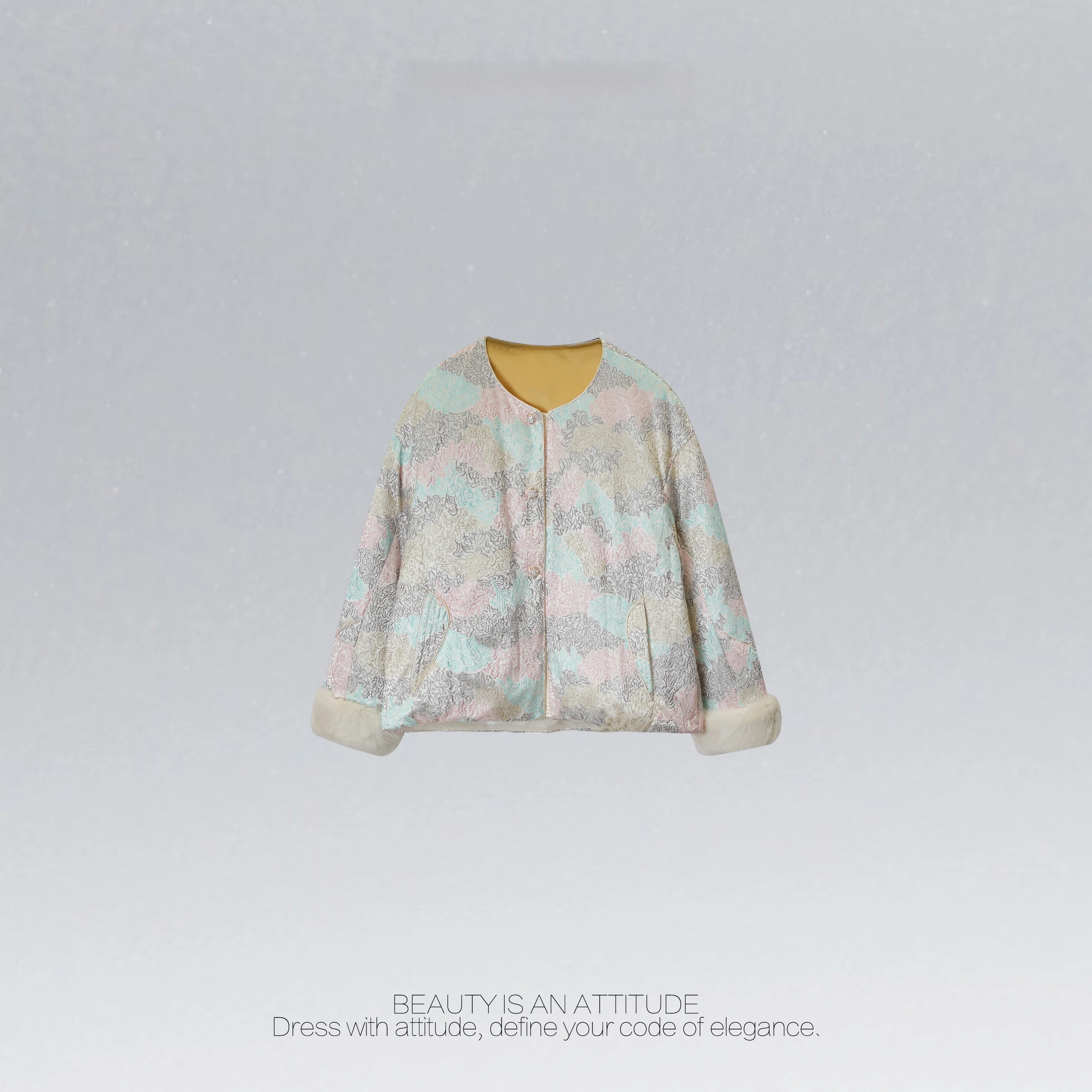 

Новая китайская роскошная зимняя куртка из пуха с простым узором, с меховыми вставками на рукавах, 90% белый гусиный пух