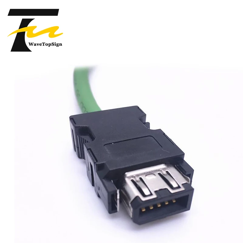 Cable codificador de alta potencia para servomotor WaveTopSign MR-J3ENSCBL-H 3M 5M 8M 10M para Mitsubishi MR-JE J4 J3 Series