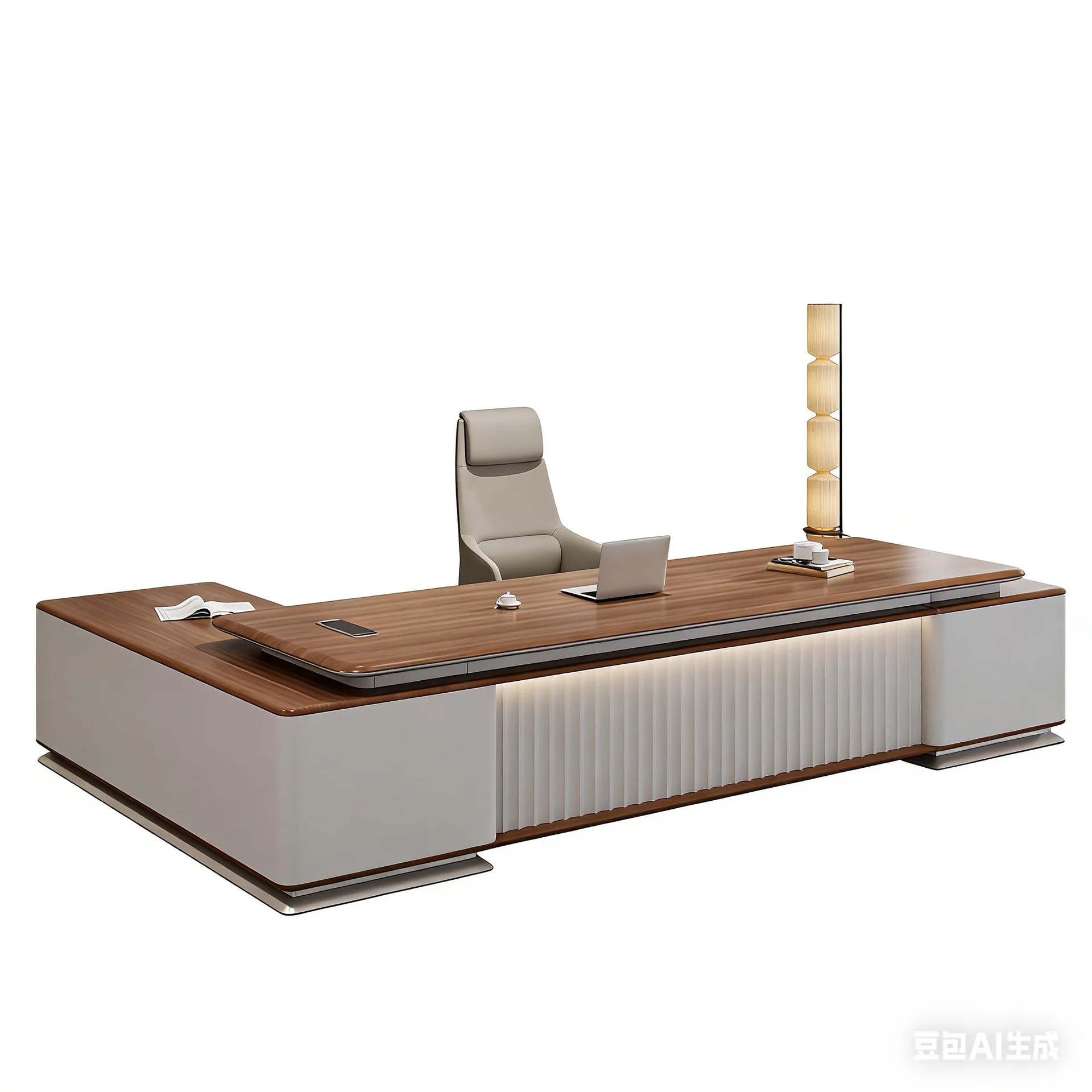 

YJQ Boss Desk President Chairperson's Desk Senior Manager Office Desk Office Chair Combination