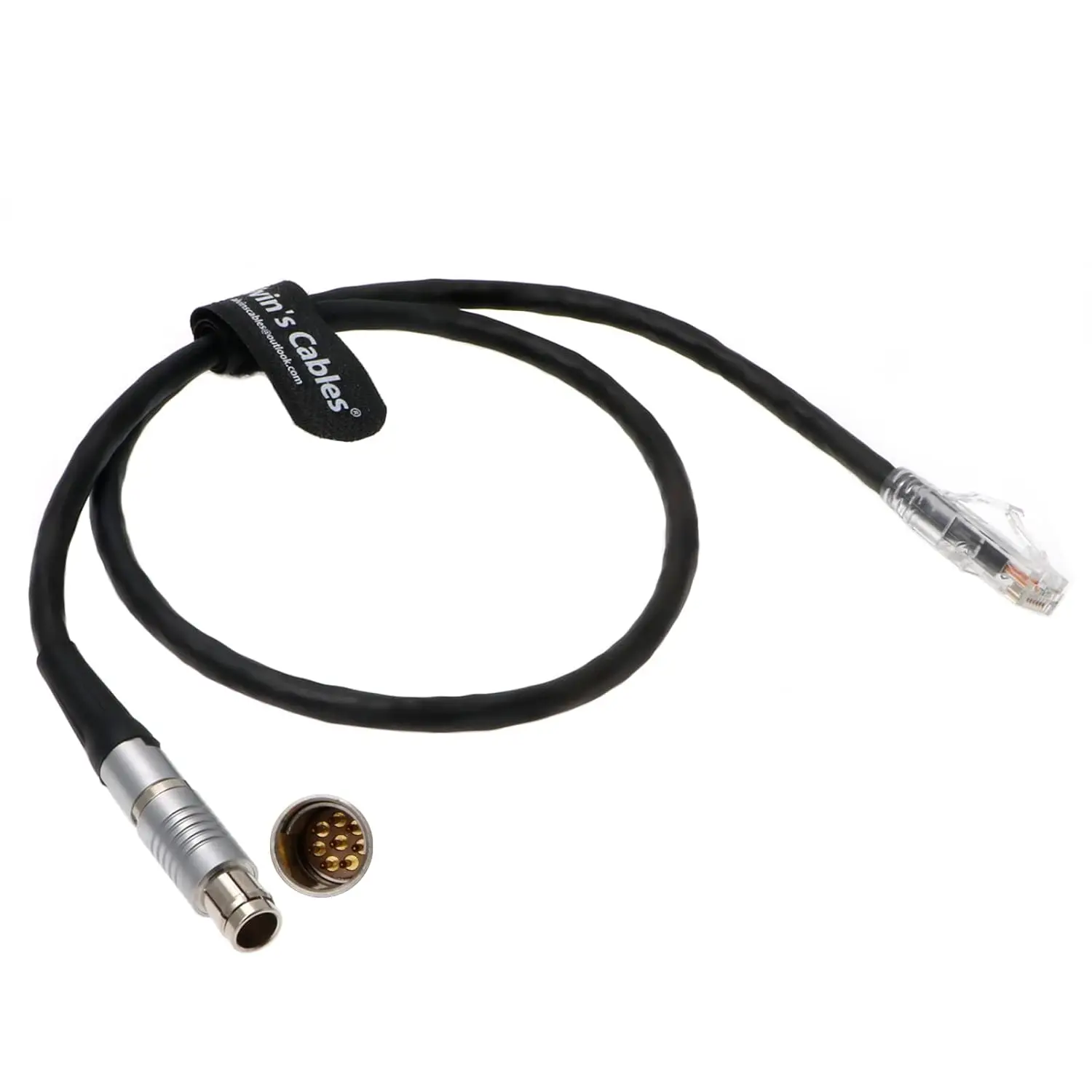 

Кабели Alvin, 8-контактный разъем «папа» — «папа» RJ45, кабель Ethernet для передачи данных для фантомной камеры к компьютеру