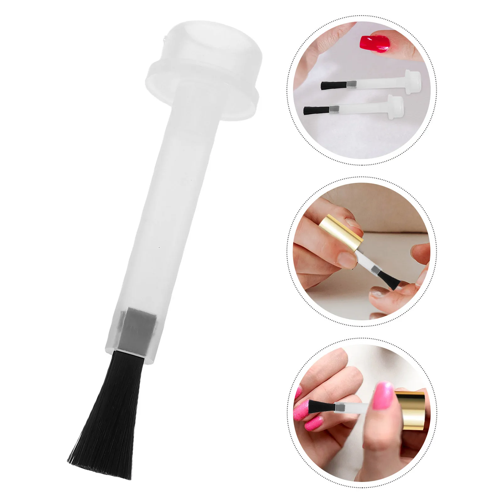 50 قطعة مجموعة فرشاة مانيكير الأظافر لجيل البولندية المائي الزيوت المغذيات استبدال رؤساء تطبيق دقيق دائم موثوق