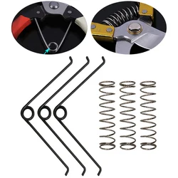 10pcs Stainless Steel Compression Spring Fruit Branch Shears Round V-shape Spring Gardening Scissors Accessories Tool