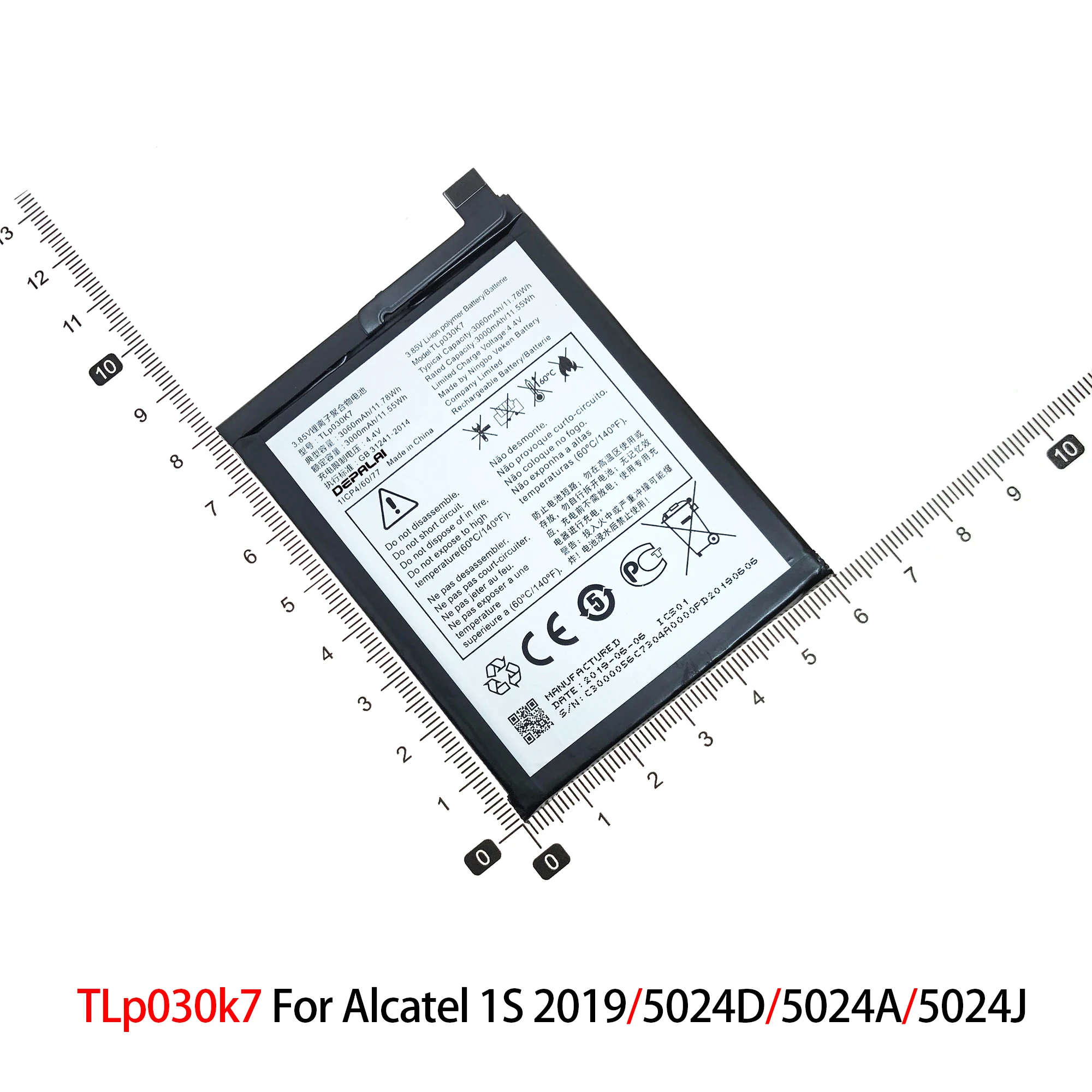 TLp048A1 TLp030k7 TLp028B2 Battery For Alcatel 1S 2019 5024D 5024A 5024J TCL OT-8055 OT-8057 Phone Batteries