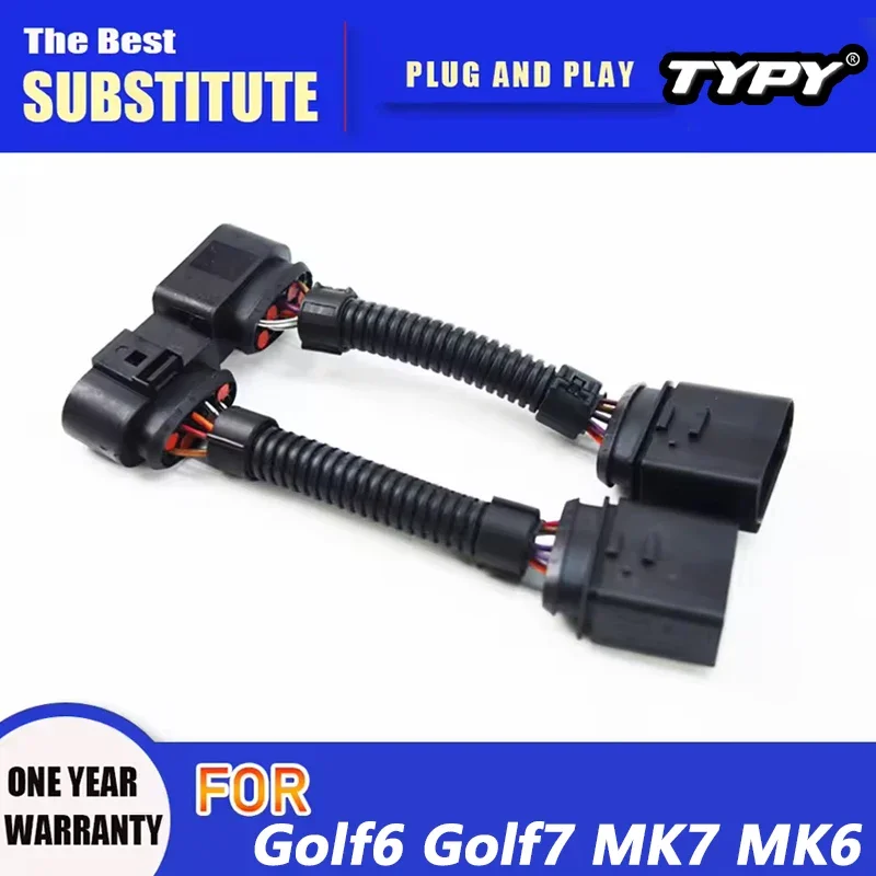 

TYPY Car Lights Adapter For Golf 7 Golf 6 MK7 MK6 R20 Headlights Connector Pins Upgrade Golf 7.5 Front Lights Accessories