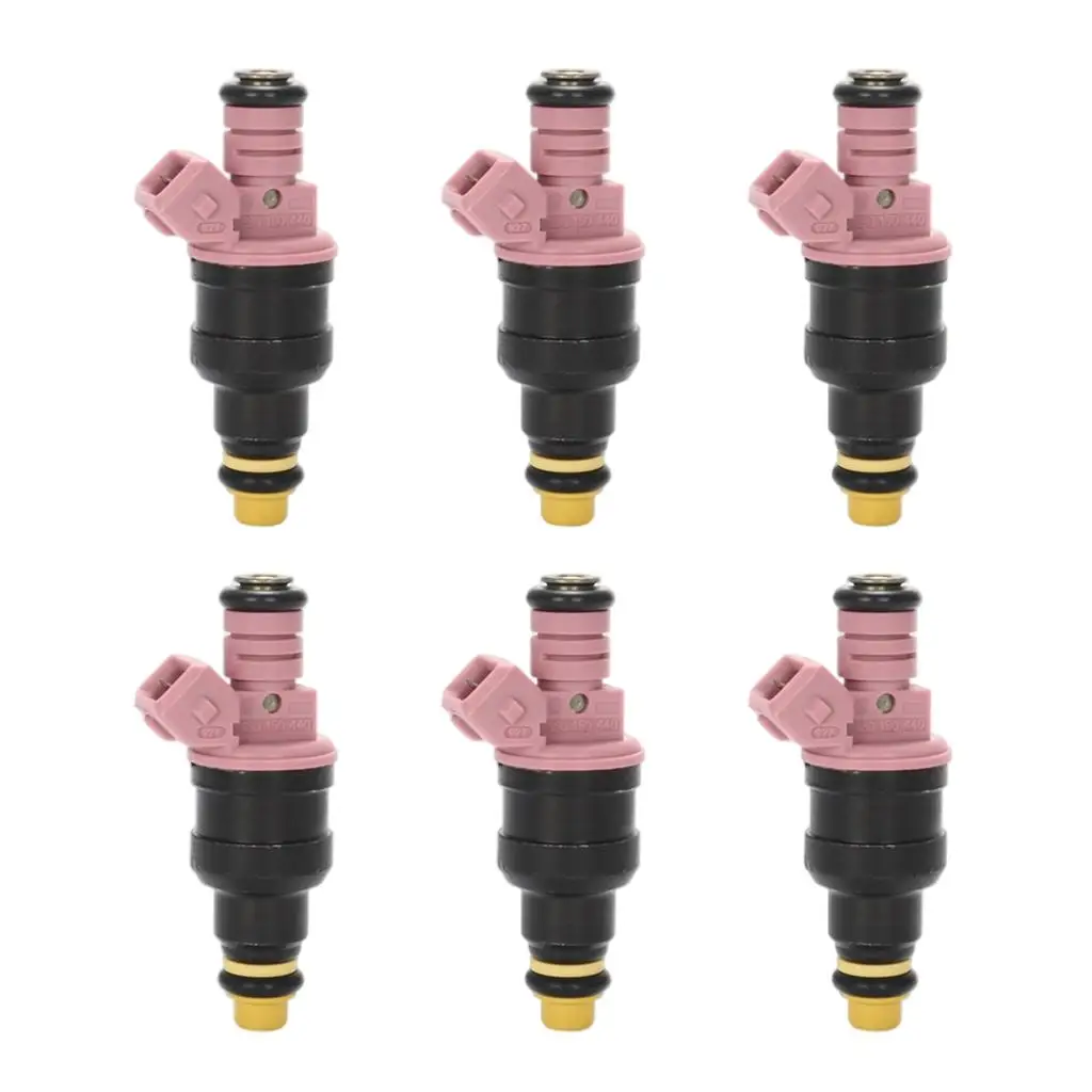 6Pcs Fuel Injector 0280150440 615026 FJ357 852-1215641703819 Automotive 67127 Replacement Nozzle for BMW 3288IS 528i E36 E38 Z3