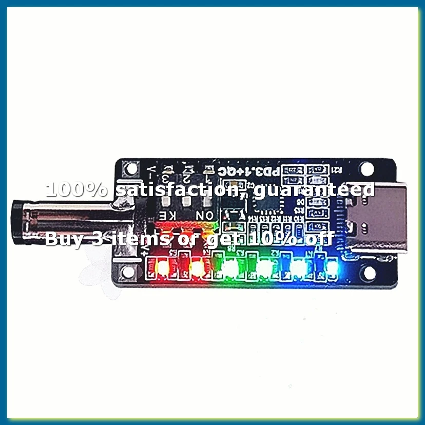 PD3.1 Fast Charging Protocol Trigger Type C Female Socket 20V28V5A Automatic Deception Power Aging Board-DT30