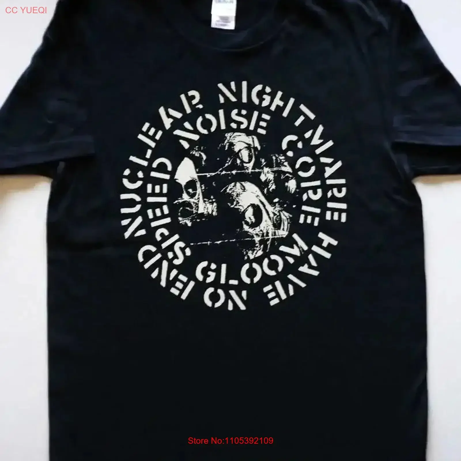 GLOOM T Shirt Speed Noise Core vintage Washed Casual graphic Breathable Comfortable homme streetwear  vintage Washed Versatile