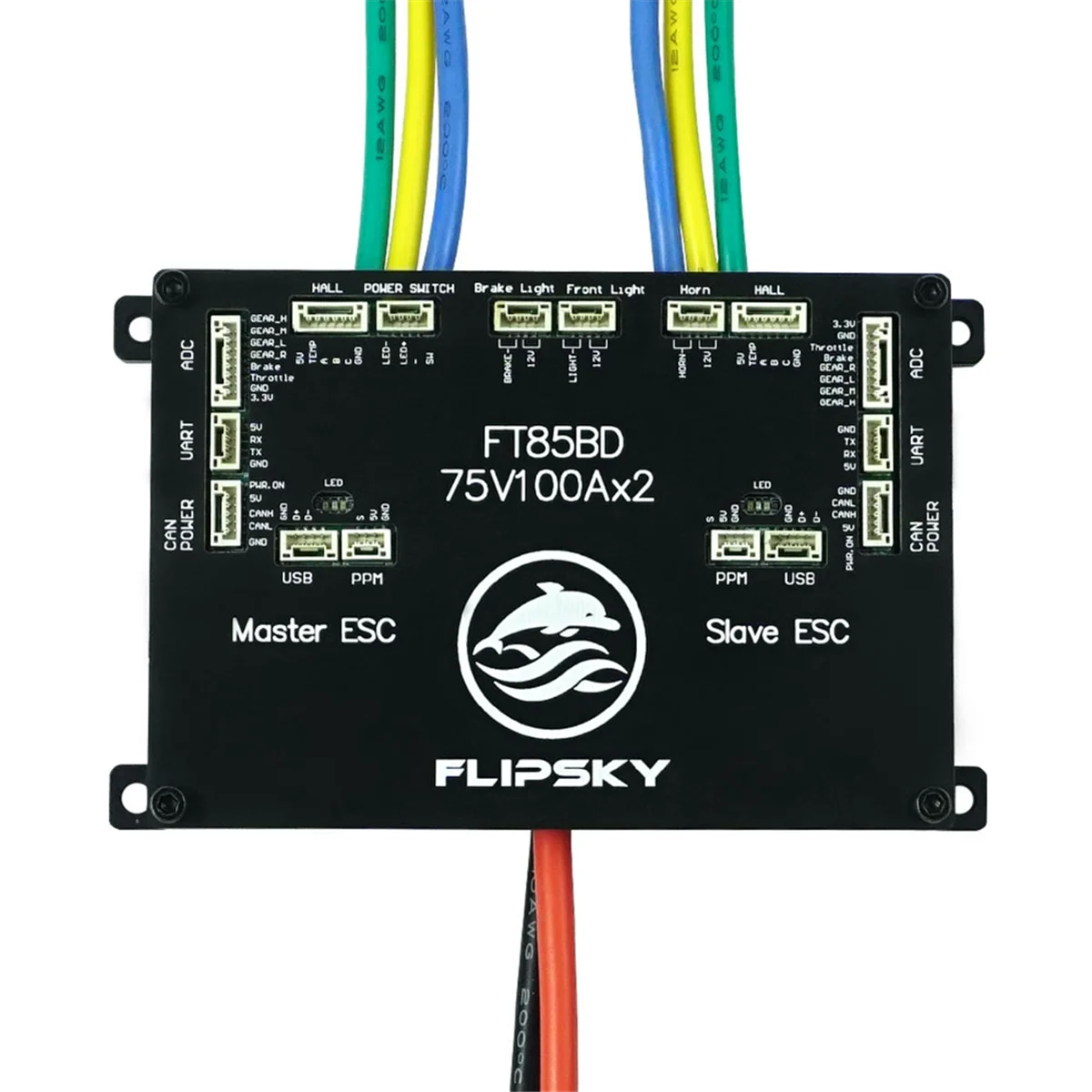 FT85BD Dual Wheel Drive with Built-in Switch 84V Driver Can Be Connected to Brake Lights, Horn, Electric Vehicle