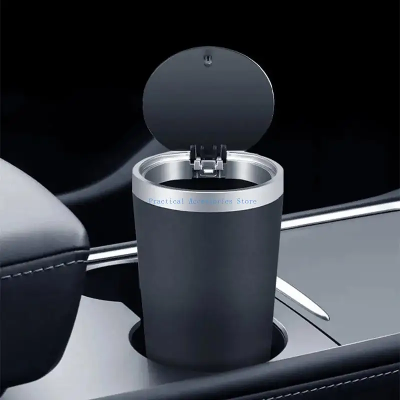 

U75E Universal Trash Can Car Cup Holder Container Dust Rubbish Garbage Bag Leakproof