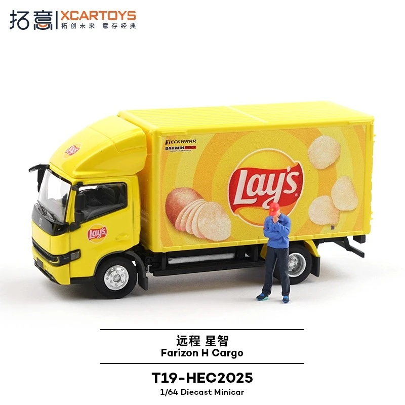 

XCARTOYS 1:64 Limited картофельные чипсы грузовик сплав литье под давлением модели автомобилей для взрослых коллекционные игрушки для подростков детские подарки на день рождения