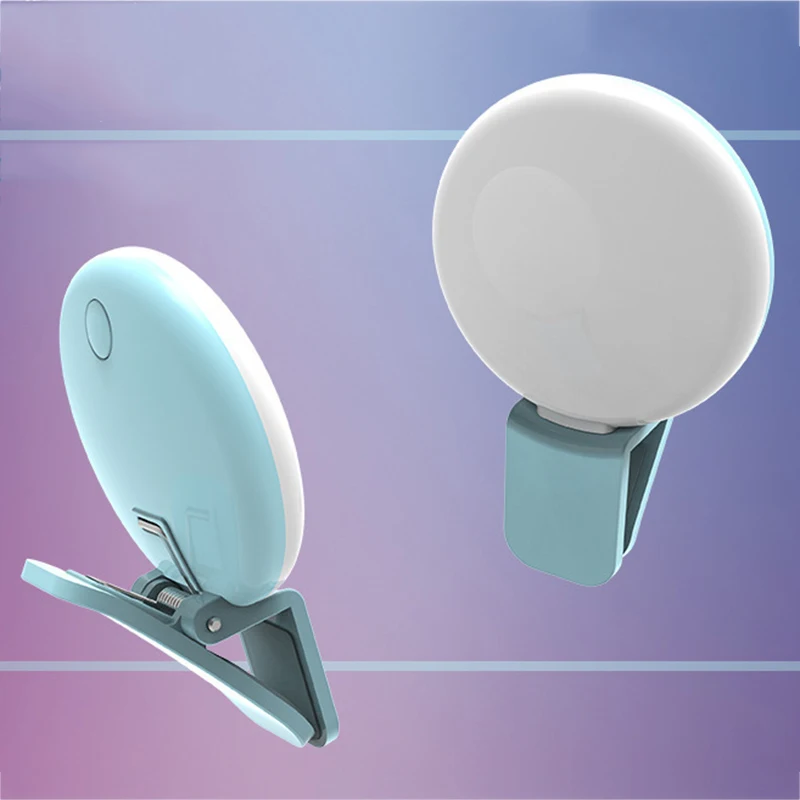 العالمي الهاتف Selfie LED حلقة ضوء فلاش الهاتف المحمول Selfie مصباح مضيئة كليب مصباح كاميرا التصوير الفيديو الأضواء