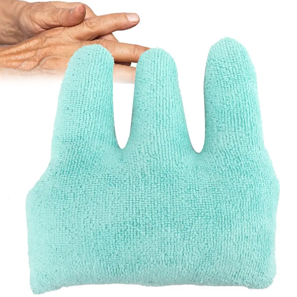 New Three Fingers Hand Exercise Aid Soft Breathable Finger Separator Pad Moisture-wicking Hand Grip Pad Men and Women