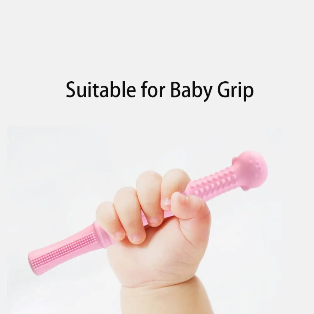 عضاضة أطفال من السيليكون عالي الجودة، أضراس أطفال ناعمة وآمنة وغير سامة، ألعاب مضغ بدرجة الطعام #4