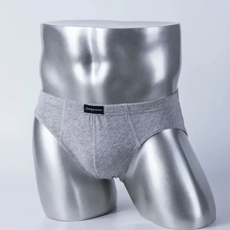 Baumwollunterhosen für Herren, Slips, Herrenunterwäsche, Höschen, Shorts, sexy Unterwäsche in den Größen XL bis 6XL, 2/3/4/5 Stück/Lot – Detail 8