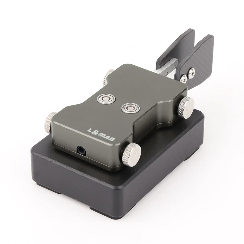Dual-Paddle Automatic Key Shortwave Radio Transmitting Key 3.5mm Audio Plug CW Morse Code