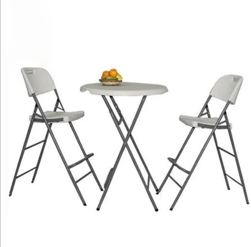 High Quality Hot Sale Cheap simple design Plastic folding Bar chair With Metal Frame Colors customized Bar Stool