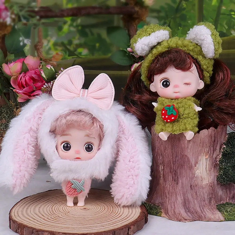 Mignon 10 cm filles poupée Figurine mobile articulé 3D mobile articulé poupées avec vêtements bricolage habiller jouet poupées