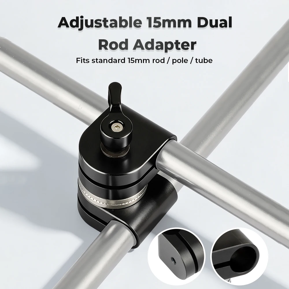 

CAMVATE 15 мм и 19 мм стержневой зажим 90 градусов адаптер для сверла для DSLR Rig System плечевые аксессуары для студийной камеры