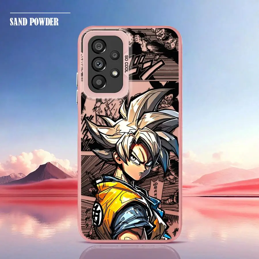 Casing untuk Samsung Galaxy A35 A26 A36 A53 A71 A72 A51 A56 A73 A55 A54 A52 Dragon Ball Son Goku Keren