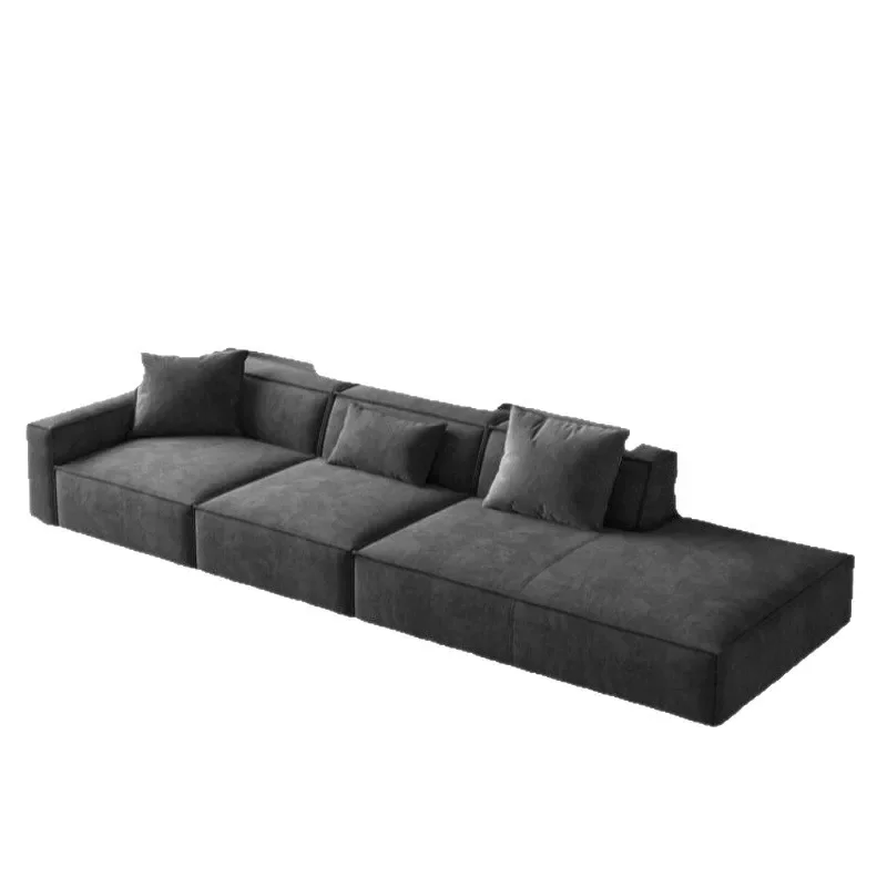 Nordic Internet celebrity tofu sofa, French cream style, living room size apartment, princess corner fabric sofa