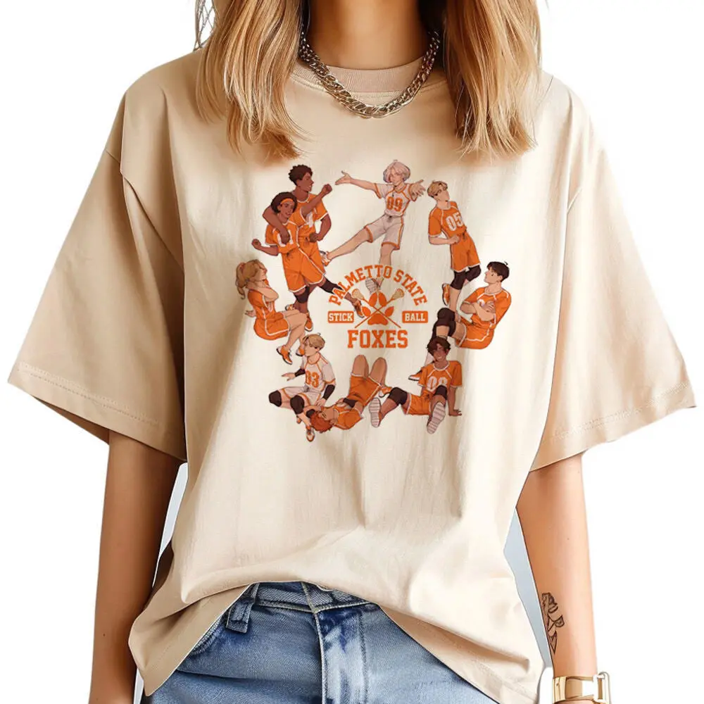 All for the Games Palmetto State Foxes t-shirt women Comfortable Trendy 2000s t-shirt Breathable graphic anime kawaii Punk