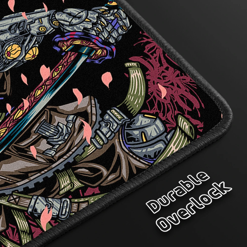 Anime Mouse Pad Samurai Gaming Mousepad Gamer Professional E-Sports Mouse Mat 45*40cm Waterproof Balance Computer Keyboard Mat