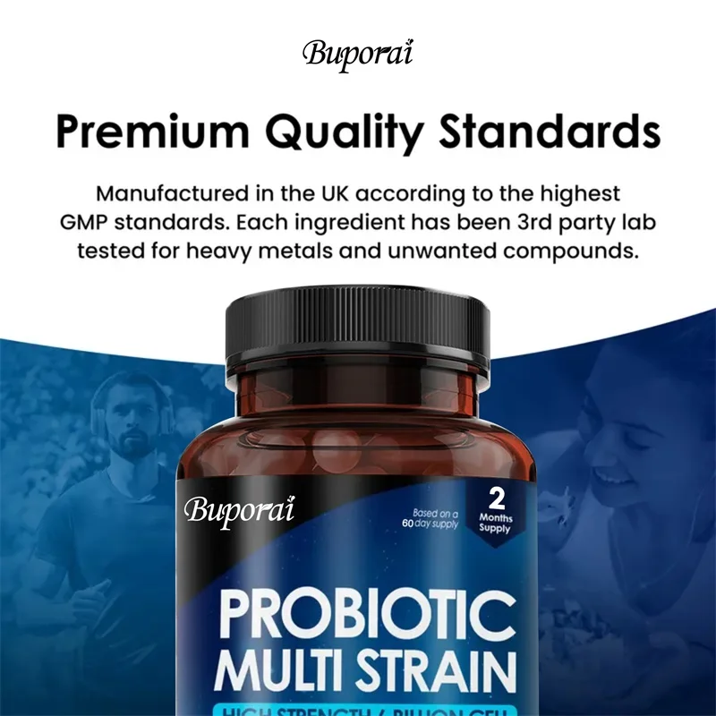 Multi-strain Probiotics - Supports Immune, Digestive and Gut Health, Boosts Metabolism, and Relieves Bloating and Constipation - Image 5