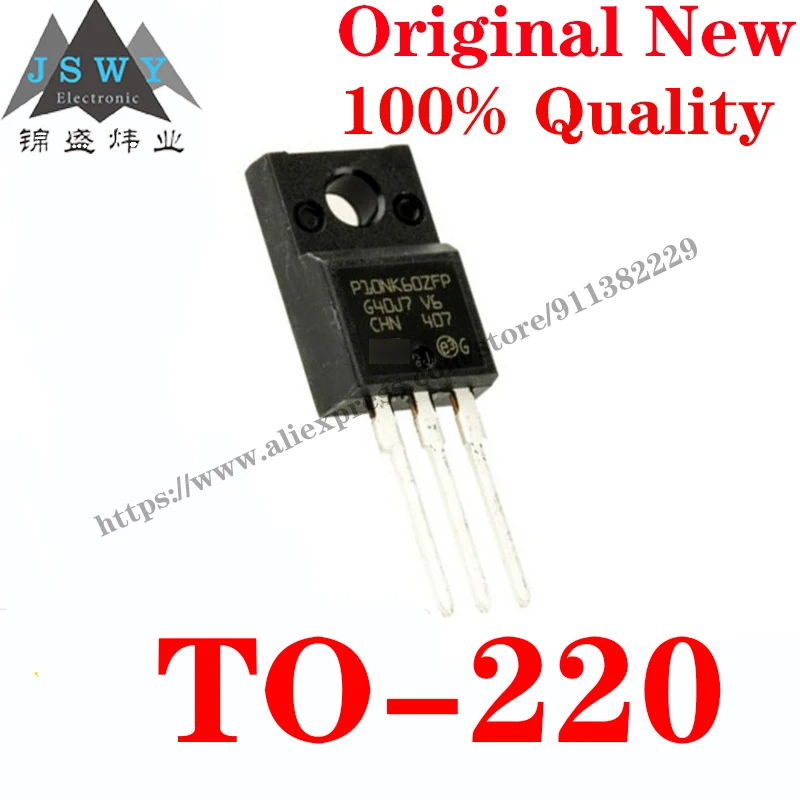 10 PCS STP9NK50ZFP STP10NK60ZFP STP10NK80ZFP STP11N52K3 STP12NM50FP STP13NK60Z Transistor MOSFET the chip  for PCB Free Shipping