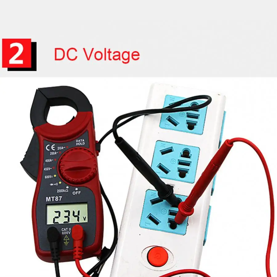 Pinza Meters multimetro elettronico pinza amperometrica digitale Tester DC AC tensione pinze di corrente Tester di resistenza strumenti multimetro