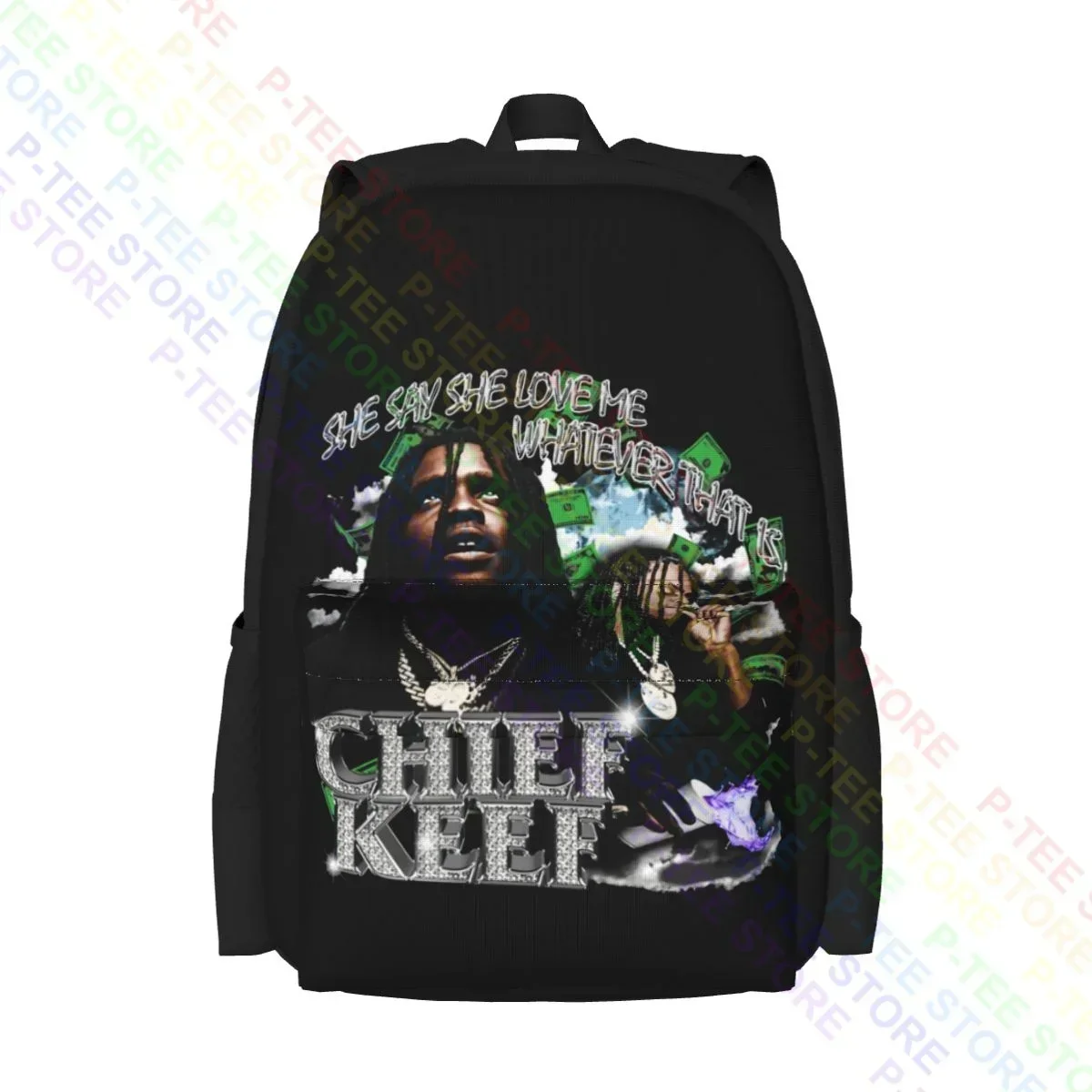 

Рюкзак Chief Keef Rap She Say She Love Me большой вместимости, модный креативный рюкзак с 3D принтом для бега на открытом воздухе