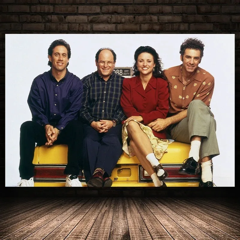 Normal People Seinfeld Classic TV Series Poster TV Play Art Home Wall Decoration Canvas Painting for Room Living Picture Posters