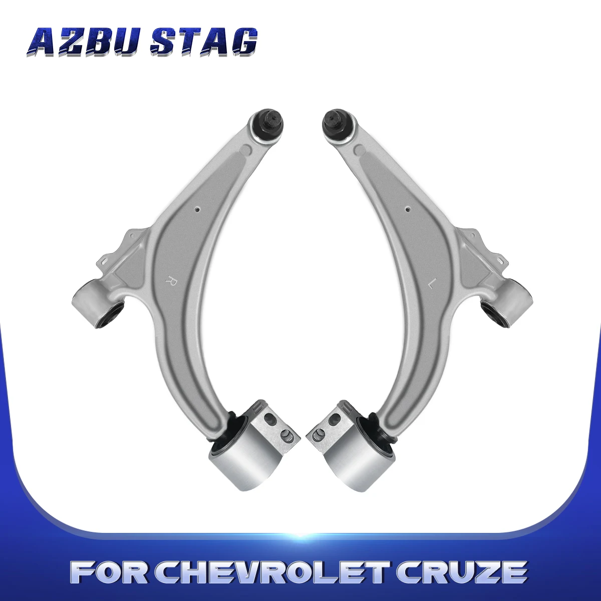 

AzbuStag 2Pcs Front Lower Left Right Control Arm for CHEVROLET CRUZE VOLT BUICK VERANO 2011 2012 2013 2014 2015 2016 2017