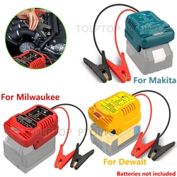 NEW 11AWG Jumper Cables Car Accessories For Makita/Dewalt/Milwaukee 18V 20V Li-ion Battery Jump Starting Car Using Tool Battery