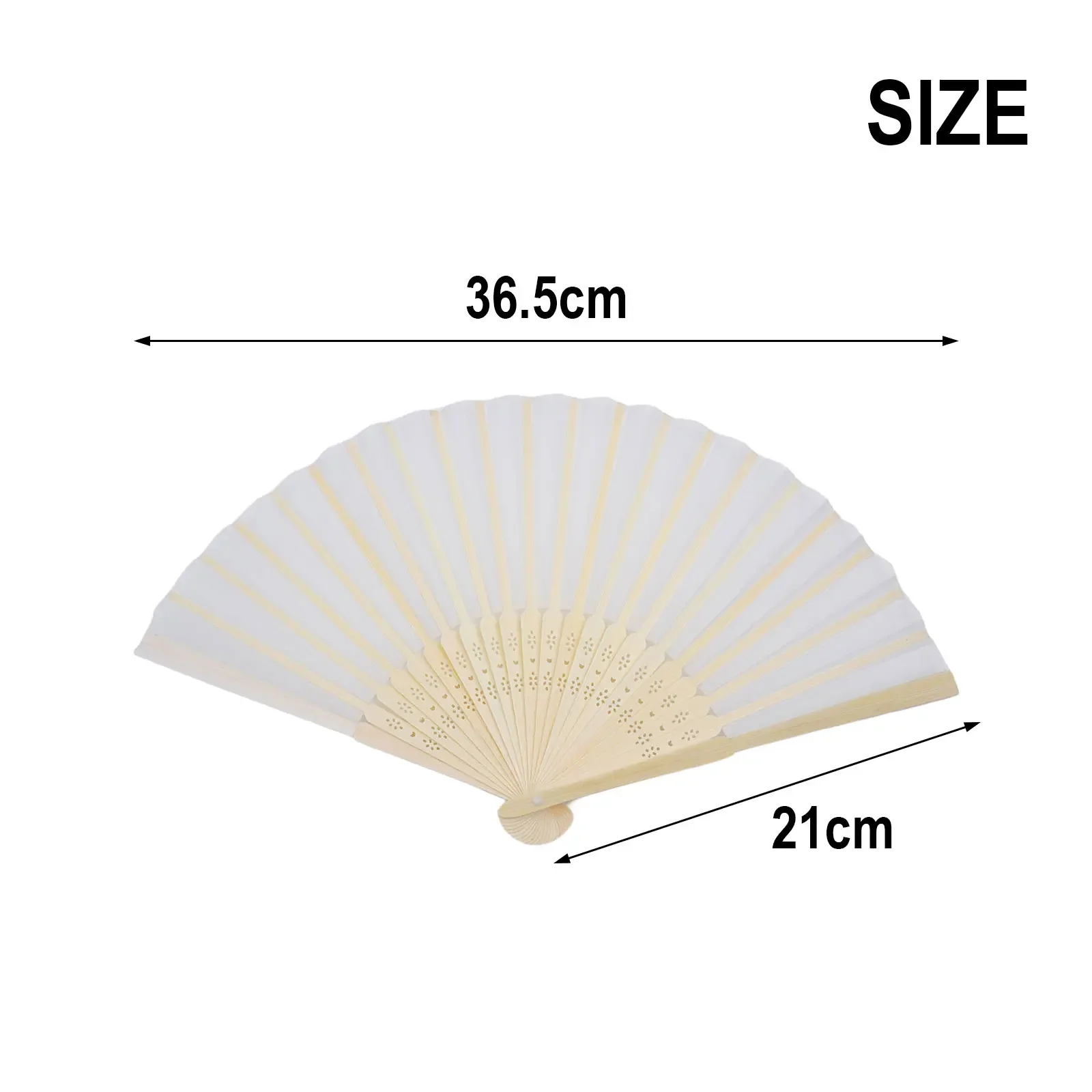 Silk Folding Fan Accessory Summer Tools Chinese-style Wall Decor Cosplay Wedding Decoration Equipment Handmade