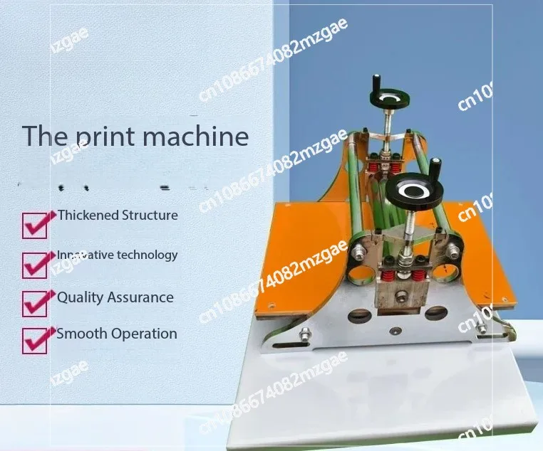 

Large Format Printmaking Machine with Reduction Gear for Embossing Relief Art and Printmaking Tools